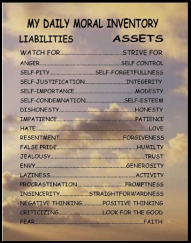 The Twelve Steps of Spirituality (S)